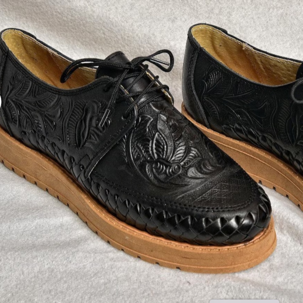 Genuine Leather Huarache Mexican Handmade Boho Hippie Loafers Womens